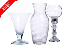 013 Staklene vaze i svećnjaci